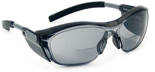 Bi-focal safety sunglasses